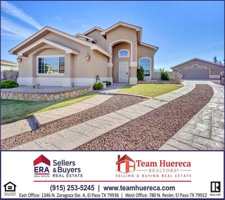 Tierra Yukon El Paso TX by Team Huereca Realtors of ERA Sellers and Buyers Real Estate