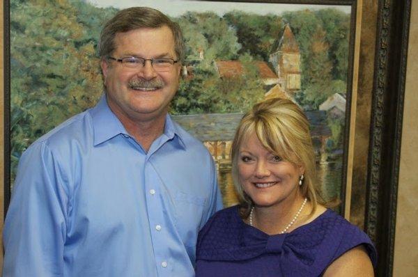 Dr. Rainwater and his wife Roxanne - our practice is family owned and operated.