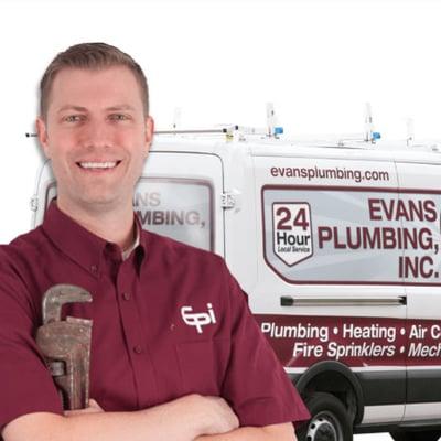 Call the friendly plumbers at Evans Plumbing, Inc.