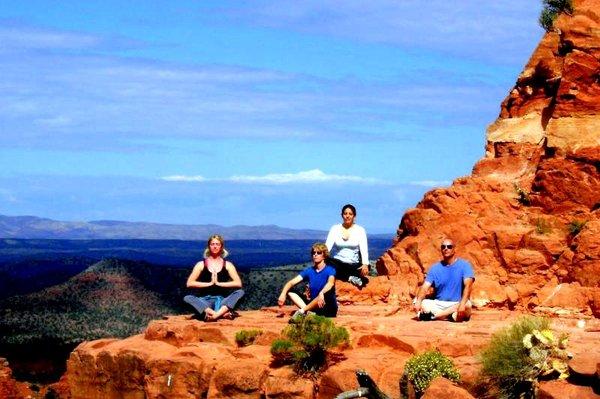 Meditating at Cathedral Peak