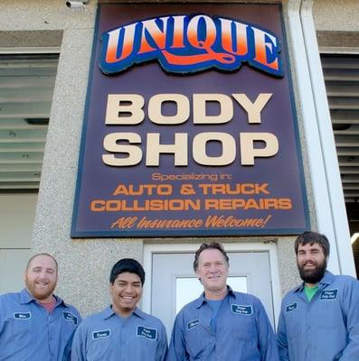 Unique Body Shop Team.