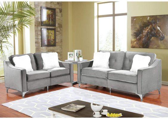 Sofa Sets Love and Sofa
 Blue/Grey