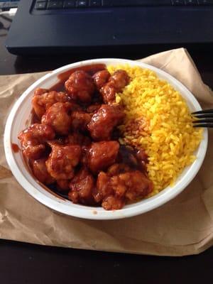 Very nice! Their General Tso's lunch special