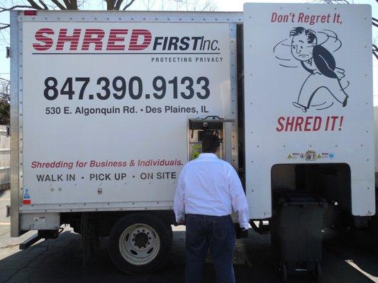 Mobile On-Site Shred Truck