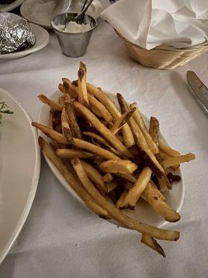 French fries cooked correctly.