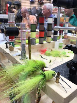 Suds and Bugs fly tying night at Alpharetta Outfitters