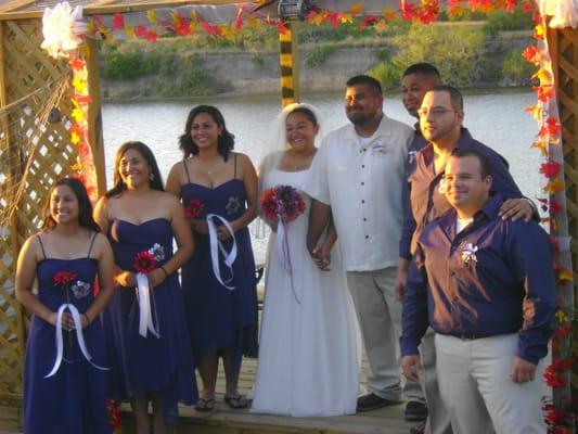 One of the beautiful weddings held at Atascosa Outlook.  Give us a call at 956-748-0600