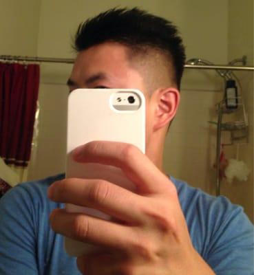 I like this Asian style haircut.