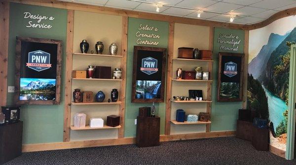 Pacific NW Cremation has many options and services, and showrooms where you can view the many options to memorialize a loved ...