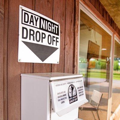 We have a drop box for customers that want to drop their car off for service after hours.