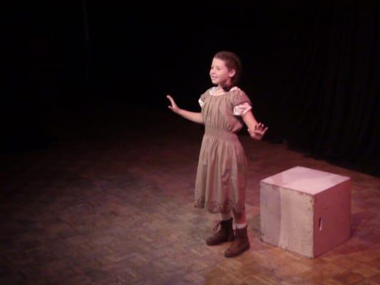 Alexa Owgang in The Orphan Train, presented by Sour Grapes Productions, August 2015