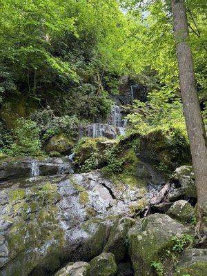 Waterfalls inside roaring fork motor nature trail