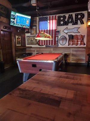 Pool table Interior