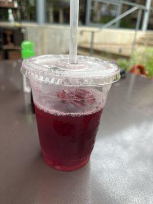 hibiscus mint iced tea