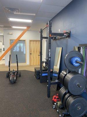 The studio is equipped with everything you need to have amazing workouts and achieve your goals.