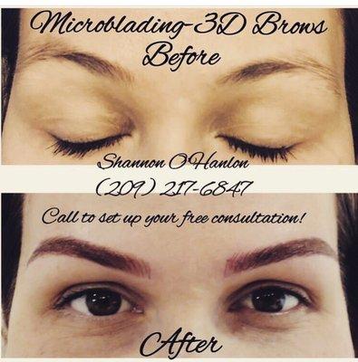 3D Brows, Combination Brows, Ombré, Microblading, Powder Brows