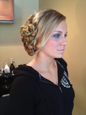 Prom Makeup by. Beth 
Formal Updo by Chris