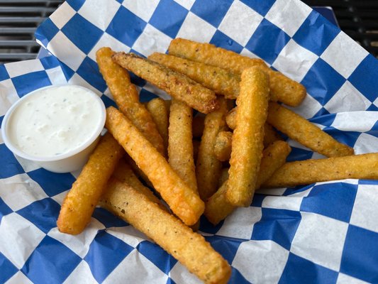 Zucchini Fries with Tzatziki Sauce