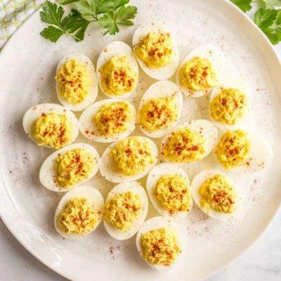 Deviled egg platter.