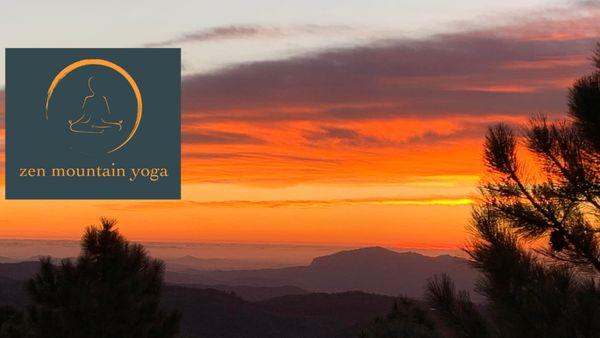 Yoga in the beautiful mountains of Julian, California.