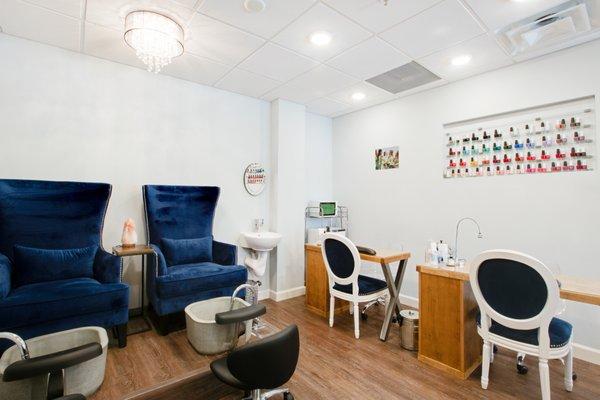 Manicure and Pedicure area