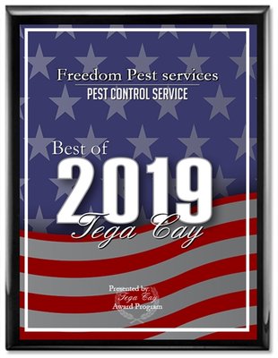 We received best pest control company in Tega Cay for 2019!