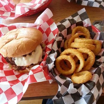 Double Steve's feast, large onion rings