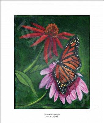 MONARCH BUTTERFLY 8" x 10" $75.00