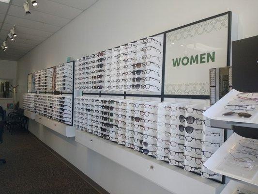 Pearle Vision Buffalo Grove has a wide variety of styles in our optical secion. You can find something for any style!