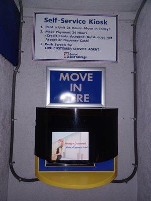 Self serve kiosk