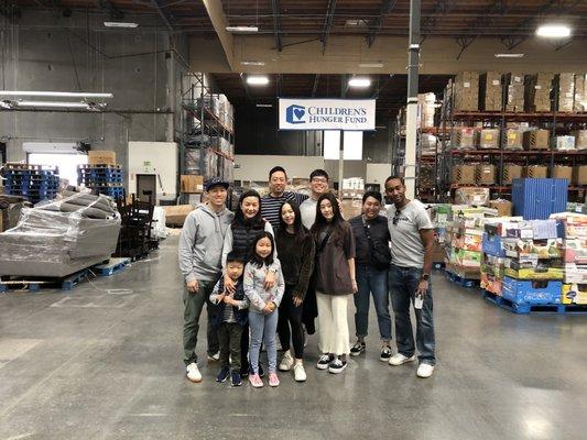 Volunteering at Children's Hunger Fund L.A.