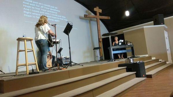 Worship team practice!