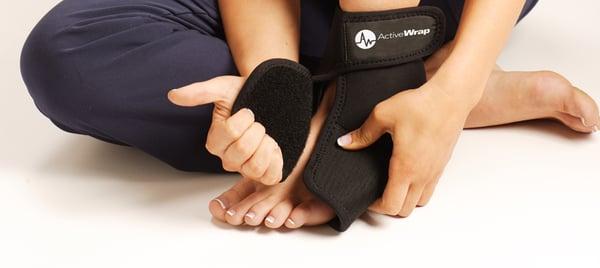 ActiveWrap Foot and Ankle Ice Wrap- Great for ankle sprains, plantar fasciitis, Achilles Tendinitis and more