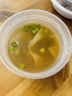 Wonton soup