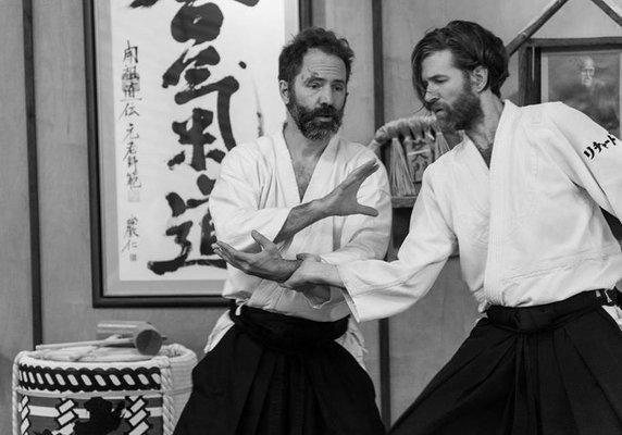 Richard Webb Sensei with Tres Hofmeister