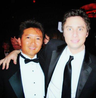 With Zach at the Golden Globe.