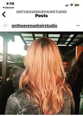 Dusty Rose Hair Color