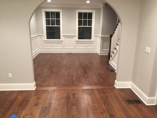 hardwood flooring installation