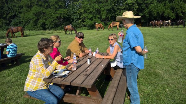 Picnic on Bonfire Ridge