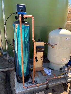 Commercial softener install