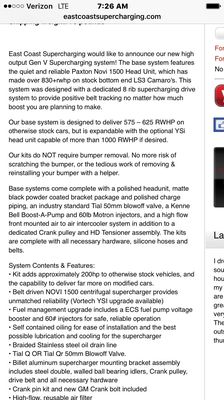 East Coast Supercharging