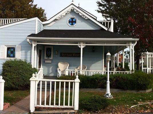 Office at the Heritage Court Motel of Thorp -- in a historic 1891 Victorian