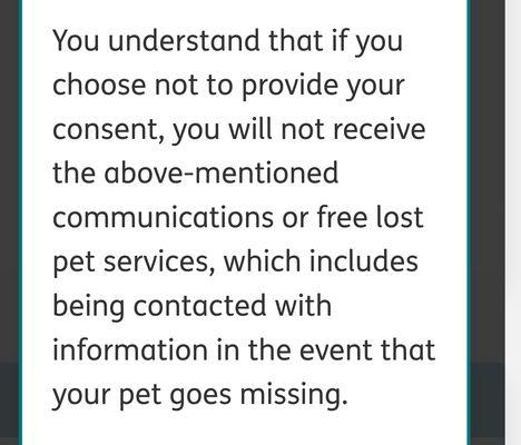 Either dog has useless microchip, or I'm a chump; only 2 choices.