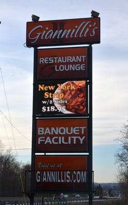 Sign on Rt 30 Westbound