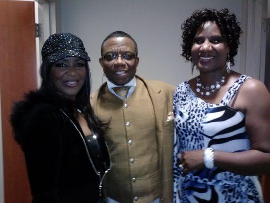 My wife and I opening the show for Angela Wimbush and Carl Thomas