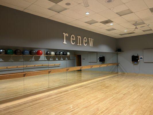 Enjoy one of our group exercise yoga classes or the peace and quiet of our yoga studio!