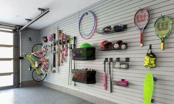 Versatile custom garage storage