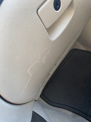 More dashboard scratches that magically appeared