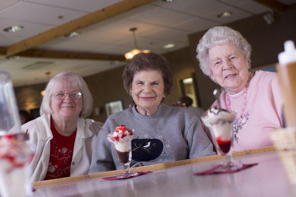 Marv's Place is a recreation spot with soda bar, ice cream, popcorn, shuffleboard, putting green, billiards and a slot machine.