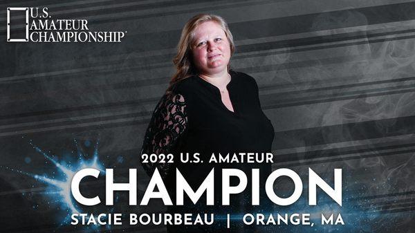 Congratulations to the 2022 U.S. Women's Amateur Champion, Stacie Bourbeau.